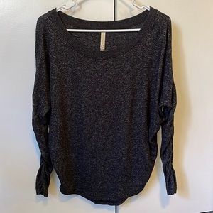 black/grey heather soft shirt